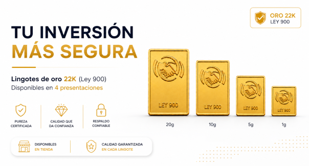 Lingotes de oro